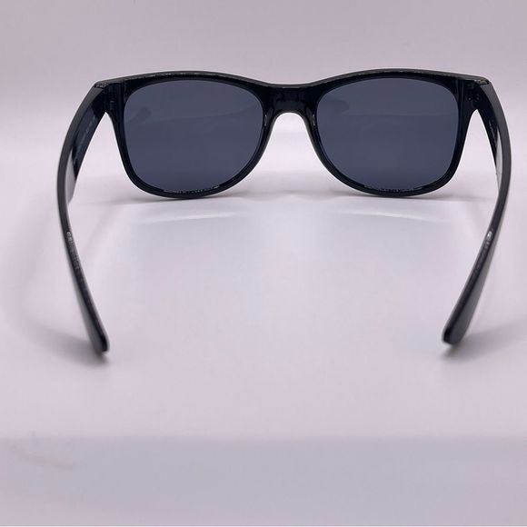 Black Polarized Sunglasses Wayfarer Silhouette Mens Womens - Picture 8 of 9